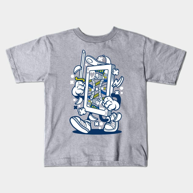 Poker player Kids T-Shirt by Superfunky